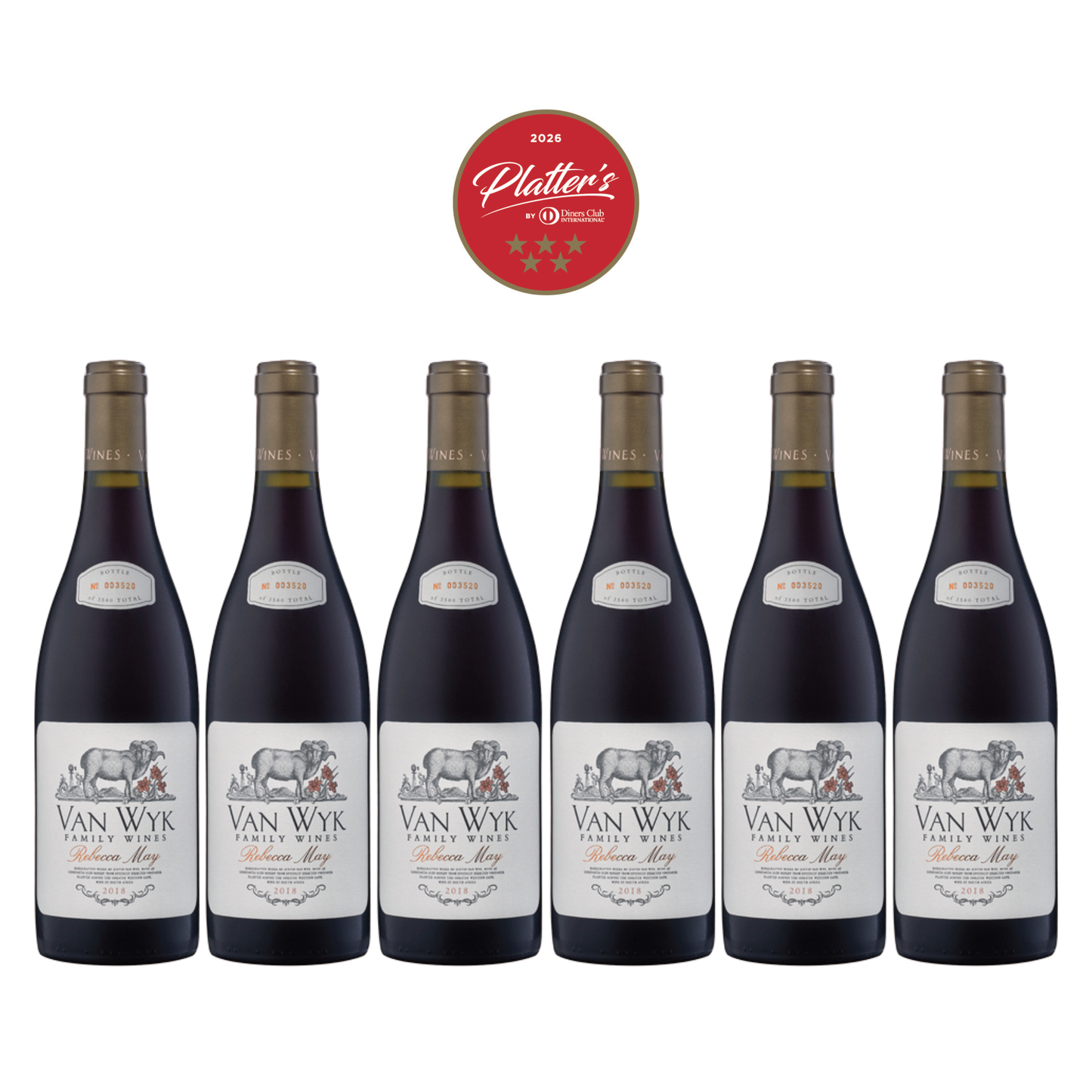 Van Wyk Family Wines Rebecca May 2024 (Case of 6)