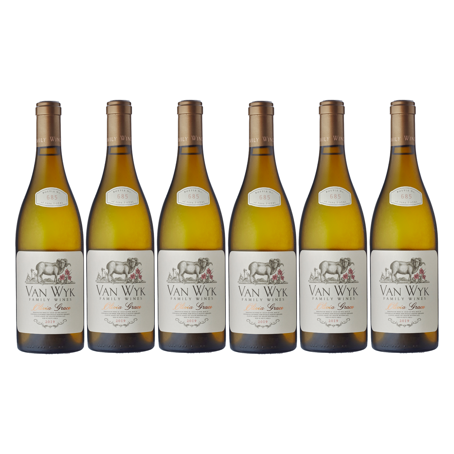 Van Wyk Family Wines Olivia Grace 2019 (Case of 6)