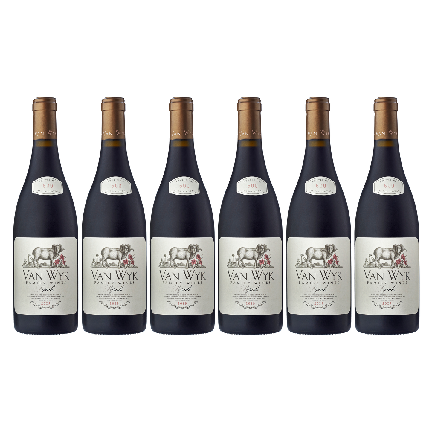 Van Wyk Family Wines Syrah 2019 (Case of 6)