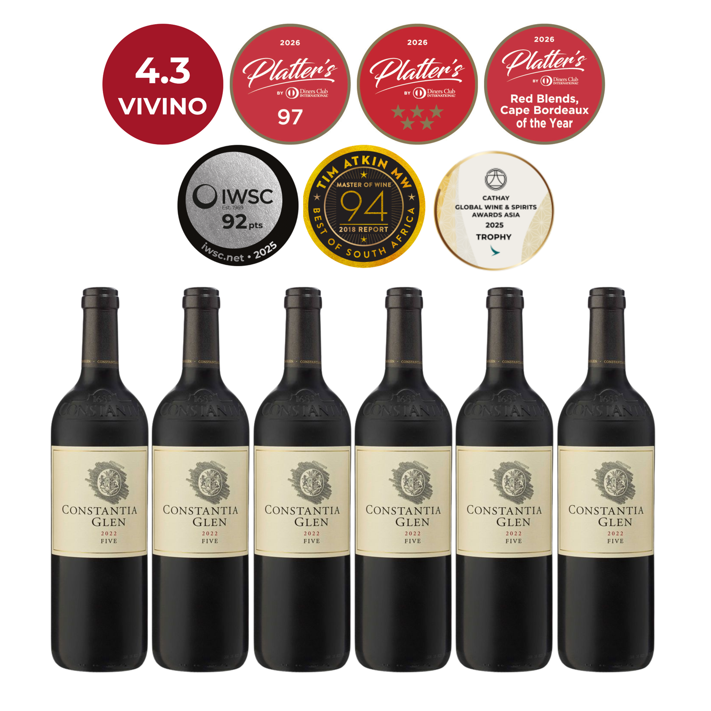 Constantia Glen Five 2022 (Case of 6)